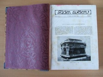 Týden světem - vázaný časopis ročník 1914