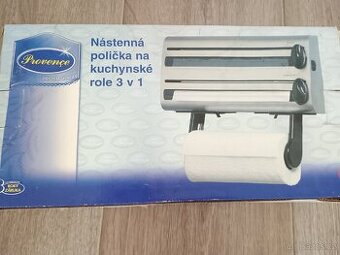 Nástěnný držák kuchyňských rolí 3v1 Florence
