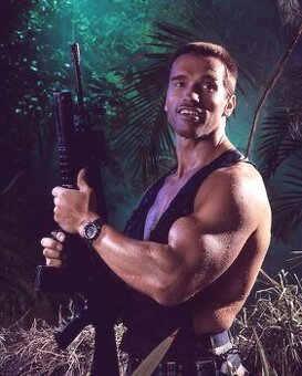 autogram Arnold Schwarzenegger koupím - téma Predator