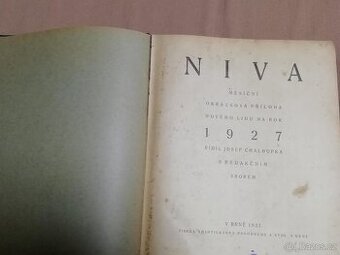 NIVA - měsíční obrázková příloha nového lidu na rok 1927