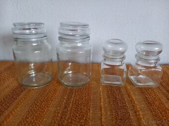 Sklenice, dózy s těsnícím víčkem