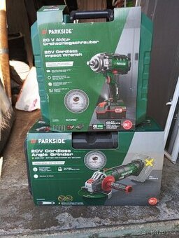 Úhlová bruska aku + rázový utahovák nový