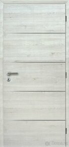 Dveře ALU IV 70 L borovice fins. horizontální CPL deluxe DTD