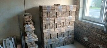 Staré kvalitní dřevěné parkety 400x70x19 mm, 1 613 ks