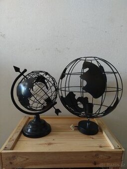 Designové světlo ve tvaru zeměkoule