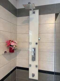 Sprchová zastena, sprchový masážní panel