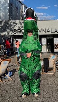 Nafukovací kostým dinosaura