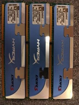 Kingston HyperX KHX1600C8D3K3/6GX – 6 GB (3×2 GB) DDR3-1600