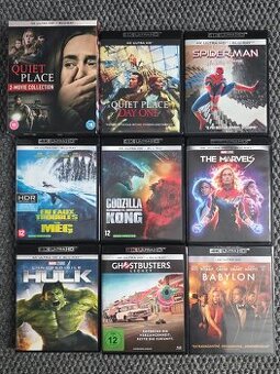 Filmy 4K UHD, Blu-ray, 3D, Steelbooky