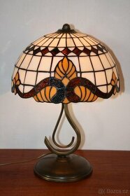 Vitrážová Tiffany stolní lampa Tiffany nová - 1