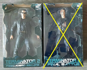 2x velké NECA figurky 30cm Terminator 2 v neotevřené krabici
