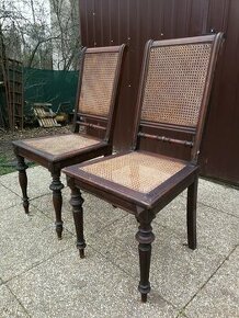 Starožitné židle s výpletem_cena za kus