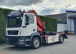 MAN TGM 15.290 4x2 - nosič kontejnerů s hydraulickou rukou
