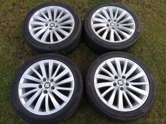 alu 17" Seat,VW,Škoda letní 225/45/17 Hankook 6-7mm