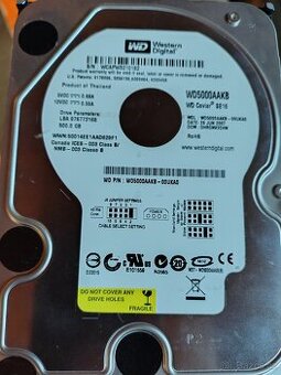 HDD Western Digital Caviar WD5000AAKB