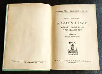 Karel Weinfurter - Magie v lásce - 1931