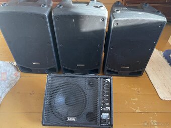 Aktivní reprobedny Samson XP115, XP112, Laney CPX110
