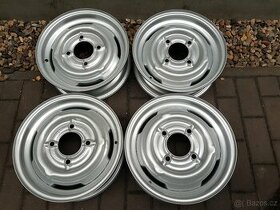 Plechove disky kola Škoda 4x130 100 1000 MB R14 po renovaci