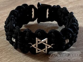 Paracord náramek (18 cm) black