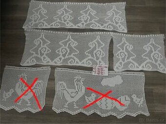 Ručně háčkované záclonky