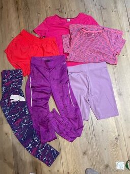 Set 6ks sportovních dívčích věci 146/152 H&M