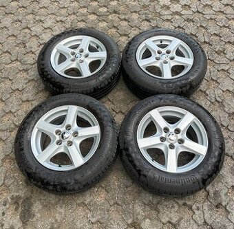 ALU KOLA R15 5x112 , 195/65/R15 Continental 6mm