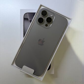 iPhone 16 Pro Max 256GB, přírodní titan, TOP Stav + záruka
