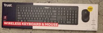 Bezdrátová klávesnice a myš Trust