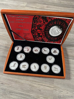 Kompletní sada Serie 1 Lunární kalendář Perth Mint 1999