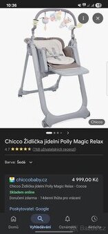 Jídelní  židlička