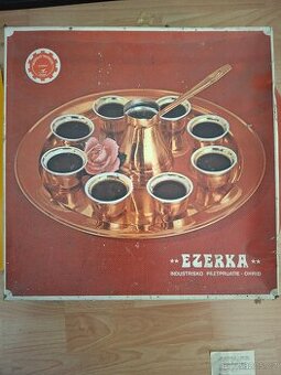 Velká retro kávová džezva Ezerka - 80.léta / nová