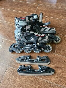 Dětské rostoucí brusle kolečkové i lední