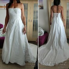 Svatební šaty pro vysokou postavu