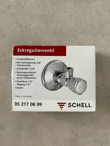 Nový rohový ventil Schell