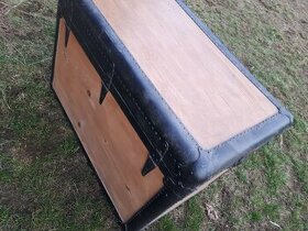 Lodní kufr, námořní historický, starožitný.