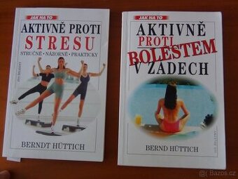 2 knihy proti stresu a bolestem v zádech