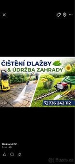 Čištění zámkové dlažby Praha