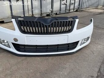Přední nárazník Škoda Fabia 2 facelift bílý