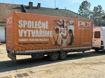 Vlek, přívěsný vozík, přívěs, valník 3500 kg 3.5t