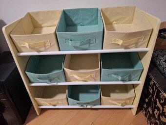 Dětský úložný regál