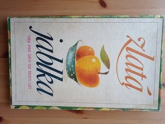 Retro hra Zlatá jablka Železnobrodské sklo