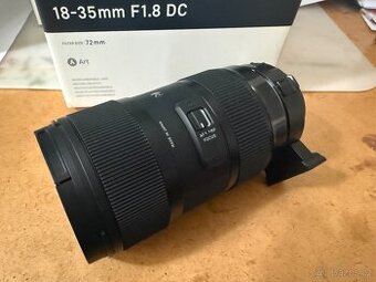 Objektiv Sigma 18-35 mm F1.8 DC pro Canon