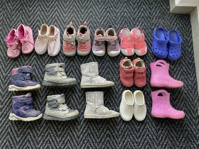 Dívčí obuv mix velikosti 1 - 4 roky - 1