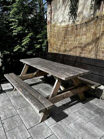 Zahradní stůl/lavice