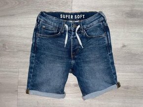 Chlapecké jeansové kraťasy H&M, vel. 140