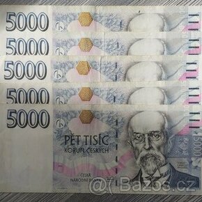Bankovky 5000kč série B