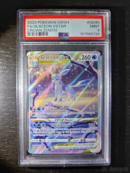 POKEMON Glaceon VSTAR (CRZ GG40) CROWN ZENITH PSA 9 MINT
