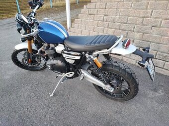 Triumph Scrambler 1200 XE - 1. majitel, zakoupeno v ČR