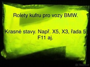 Rolety pro vozy BMW.
