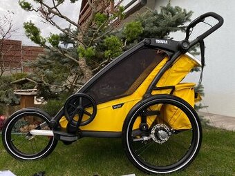 💛🖤 jako NOVY Thule Chariot Sport double 💛🖤